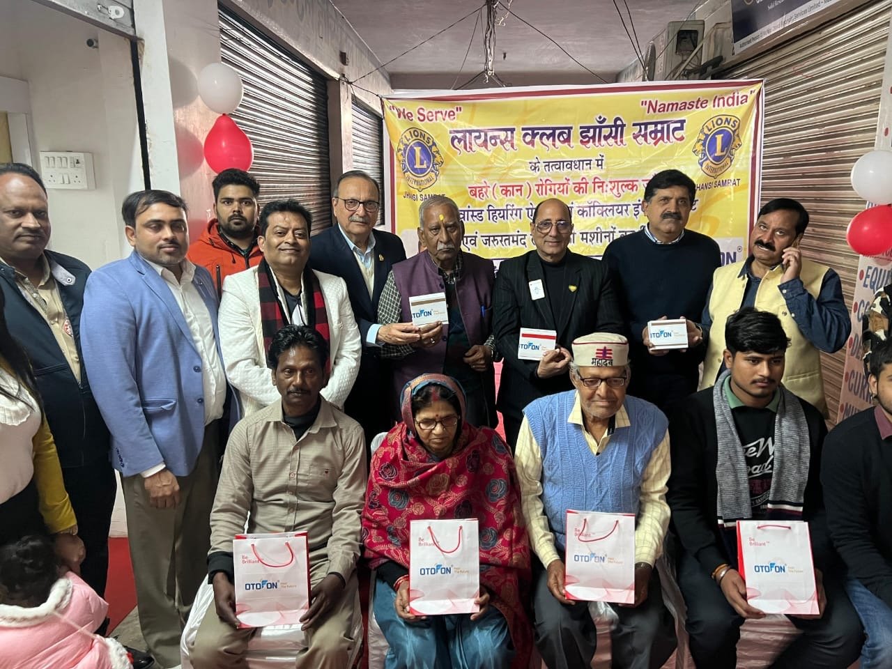 Lions Club Jhansi Samrat-Free Ear check up