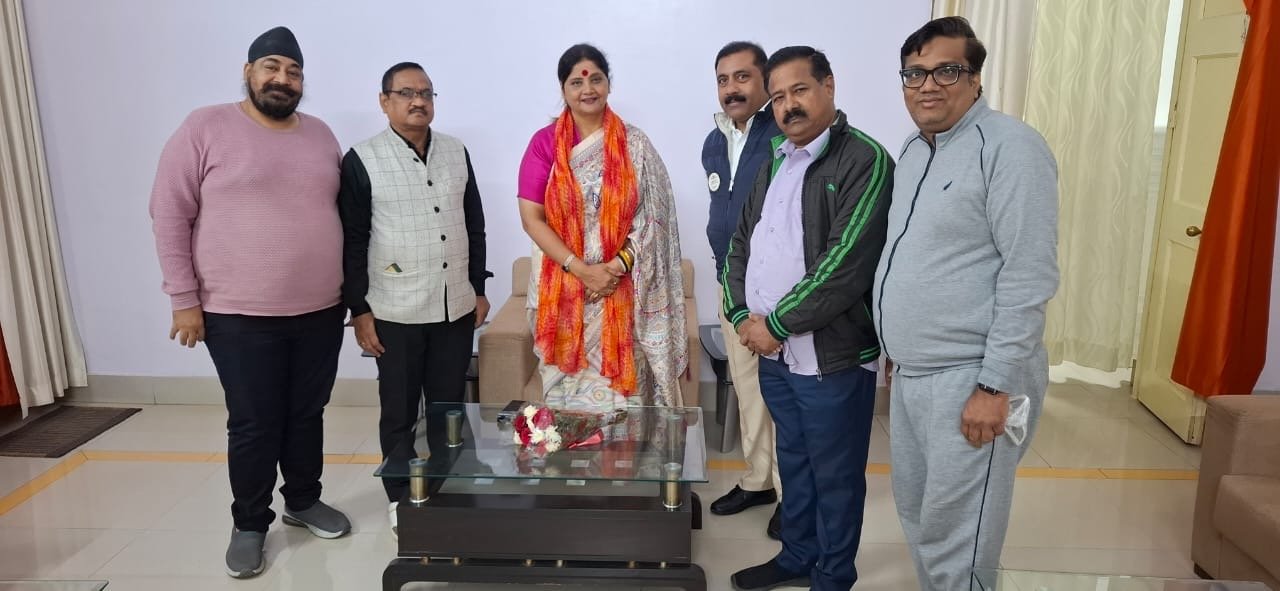 Meeting with Rajya Mahila Aayogya Adyaksh Dr Babita Singh Chauhan ra