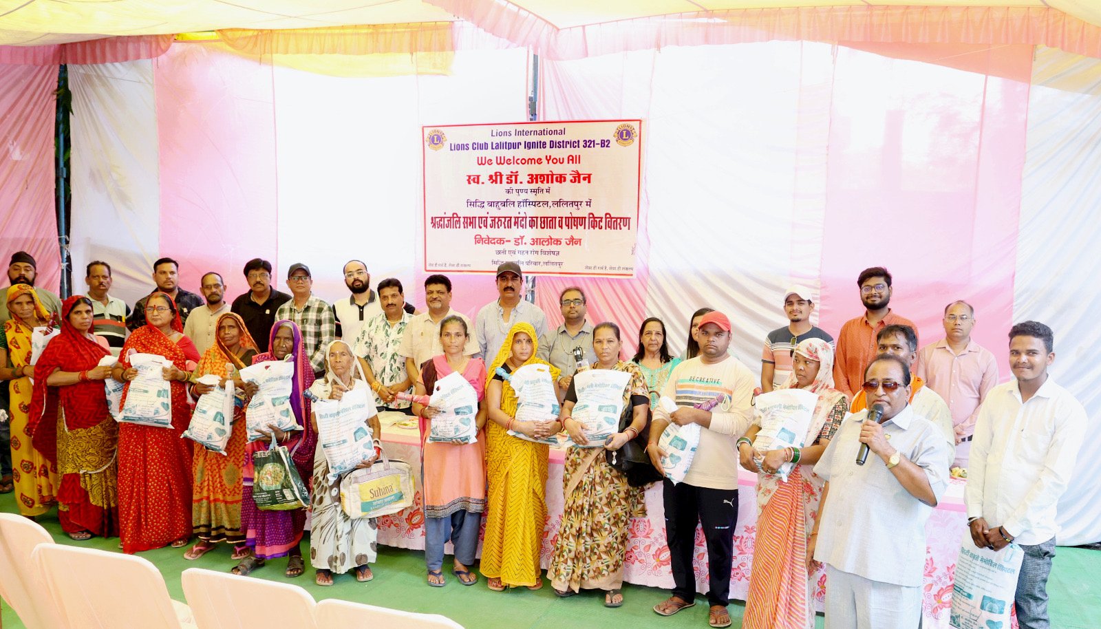 Ration Kit & Umbrealla Distribution-Lions Club Lalitpur Ignite