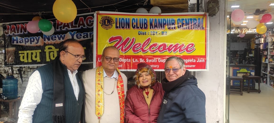 Lions Club Kanpur Central-Tea Distribution On New Year Eve