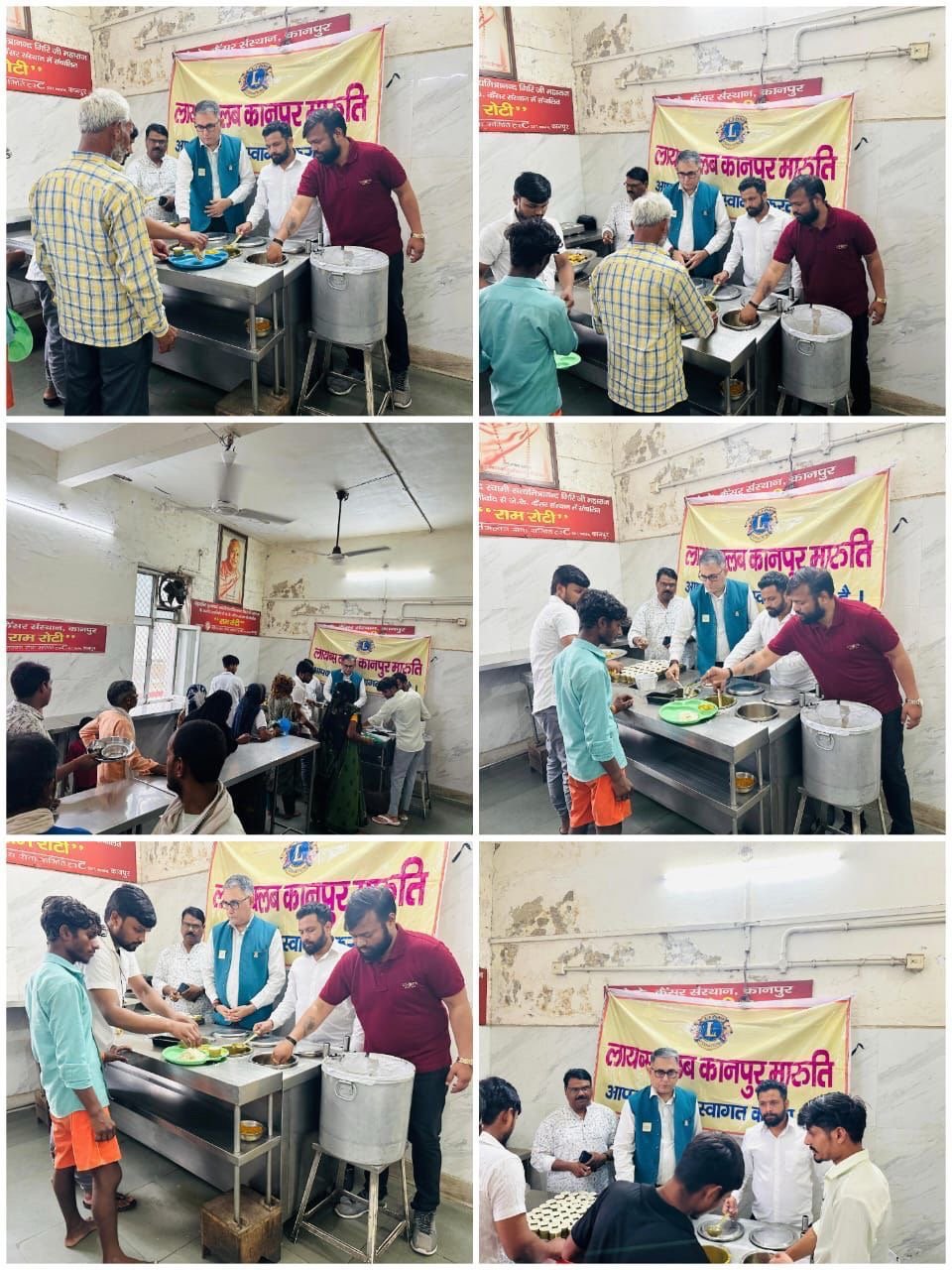 Food Donation - Lions club Kanpur Maruti