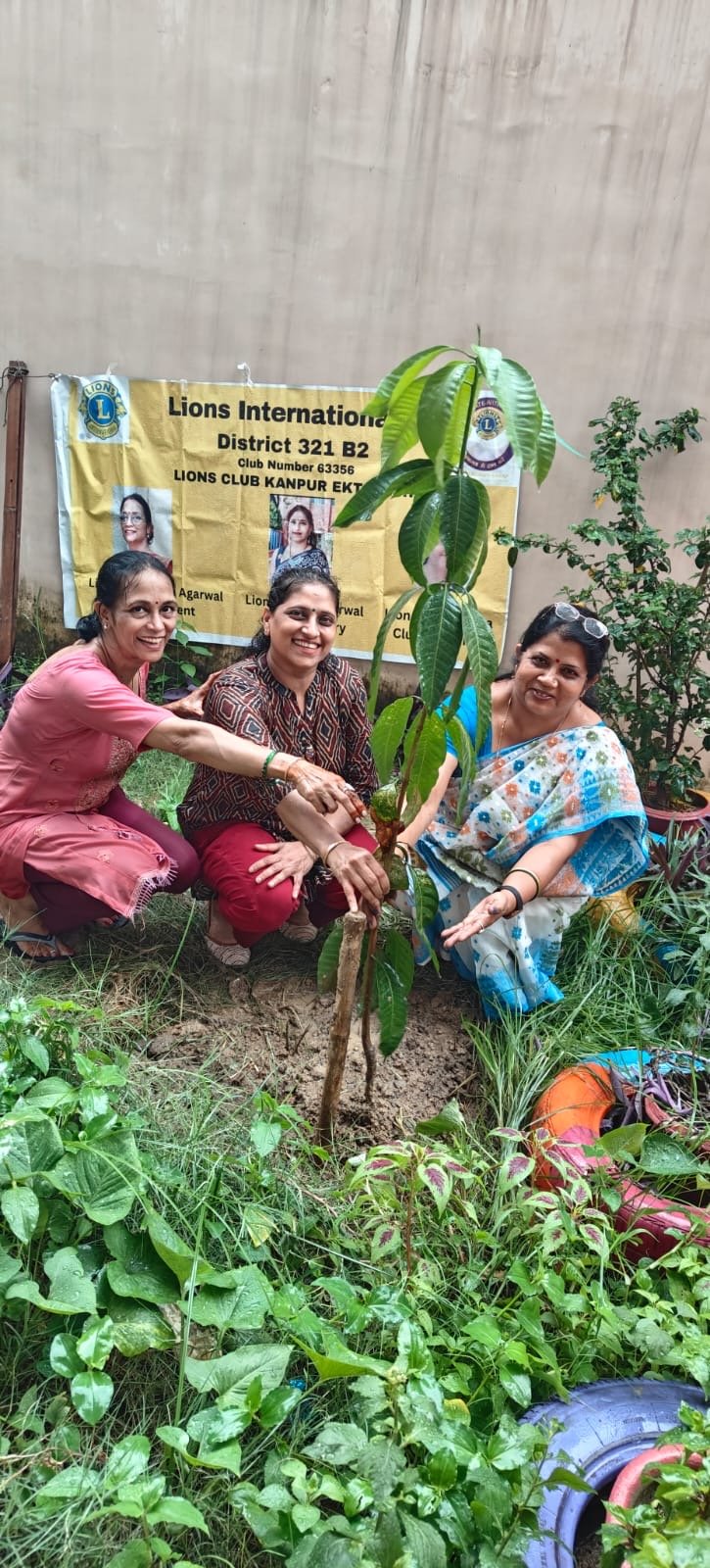 Tree Plantation-Lions club Ekta Vishal