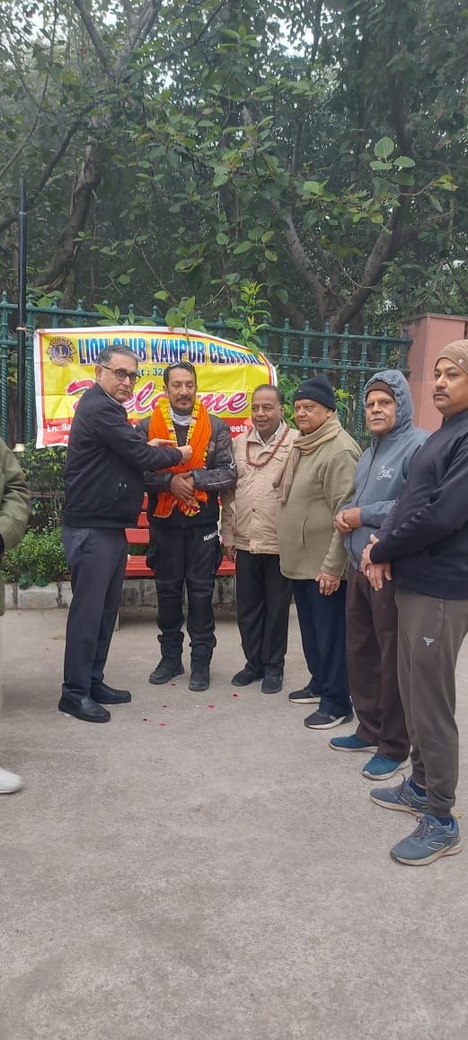 Lions Club Kanpur Central-Honoured Of member of Lions Club Nepal member